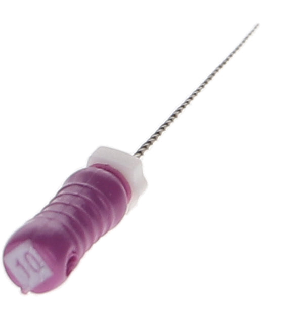 House Brand Dentistry 400102 HSB Endodontic K-Files 21mm #10 Purple Stainless Steel 6/Pk House Brand Dentistry 400102 HSB Endodontic K-Files 21mm #10 Purple Stainless Steel 6/Pk